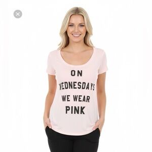 Mean Girls on Wednesday’s we wear pink xsmall top